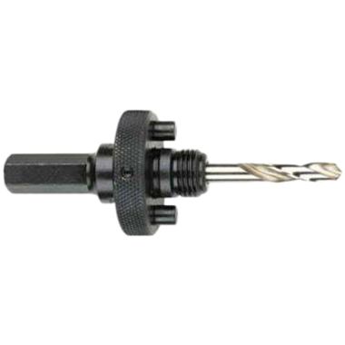 Click here to see Milwaukee 49-56-7250 Milwaukee 49-56-7250 Large Thread Quick Change Hole Saw Arbor, 3/8 in Hexagonal Shank, 3/8 in