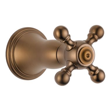 Click here to see Brizo T66638-BZ Brizo Tresa Sensori Single-Handle Volume Control Trim, Cross Handle, Brushed Bronze - T66638-BZ