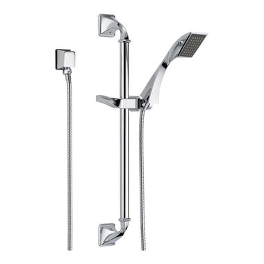 Click here to see Brizo 85730-PC Brizo Virage Single-Function Hand Shower with 24in Slide Bar, Touch Clean Nubs, WaterSense, ADA, 1.75 GPM, Polished Chrome - 85730-PC