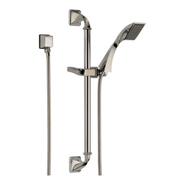 Click here to see Brizo 85730-PN Brizo Virage Single-Function Hand Shower with 24in Slide Bar, Touch Clean Nubs, WaterSense, ADA, 1.75 GPM, Brilliance Polished Nickel - 85730-PN