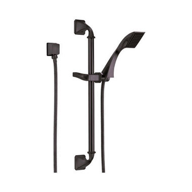 Click here to see Brizo 85730-RB Brizo Virage Single-Function Hand Shower with 24in Slide Bar, Touch Clean Nubs, WaterSense, ADA, 1.75 GPM, Venetian Bronze - 85730-RB