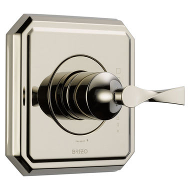 Click here to see Brizo T66T030-PN Brizo Virage Sensori Single-Handle Thermostatic Valve Trim, Lever Handle, Polished Nickel - T66T030-PN