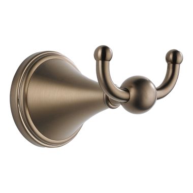Click here to see Brizo 69535-BZ Brizo 69535-BZ Traditional Double Robe Hook, Brushed Bronze