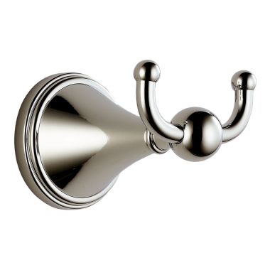 Click here to see Brizo 69535-PN Brizo Traditional Double Robe Hook, Brilliance Polished Nickel - 69535-PN