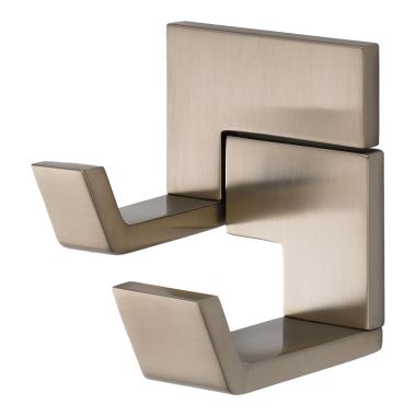 Click here to see Brizo 693580-BN Brizo Siderna Double Robe Hook, Brilliance Brushed Nickel - 693580-BN