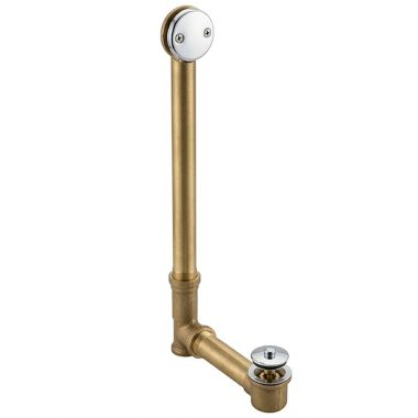 Click here to see Mountain Plumbing Products HBDWLT22 Mountain Plumbing 1‑1/2″ Lift‑and‑Turn Tub Drain Waste & Overflow Assembly, Brass – HBDWLT22