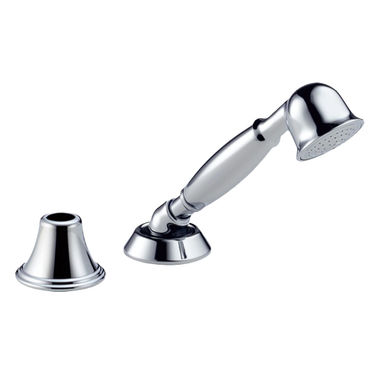 Click here to see Brizo 6016-PCLHP Brizo Providence Traditional Hand Shower for Roman Tub Filler, Less Handle, 2.0 GPM, Polished Chrome - 6016-PCLHP
