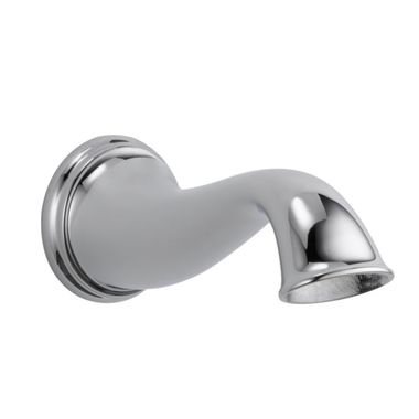 Click here to see Brizo RP37762 Brizo Prov Belle Wall Mounted Polished Chrome Non-Diverter Tub Spout, Traditional, Solid Brass, 1/2-inch Connection Size - RP37762