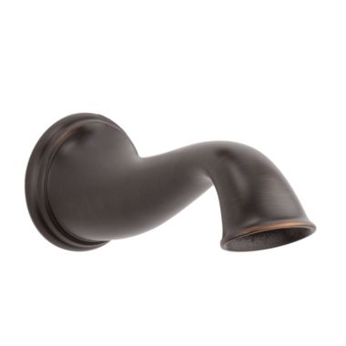 Click here to see Brizo RP37762RB Brizo Prov Belle Wall Mounted Venetian Bronze Non-Diverter Tub Spout, Traditional, Solid Brass, 1/2-inch Connection Size - RP37762RB