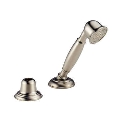 Click here to see Brizo 6010-BNLHP Brizo Providence Classic Brilliance Brushed Nickel Hand-Shower for Roman Tub Filler, 1.75 GPM - 6010-BNLHP