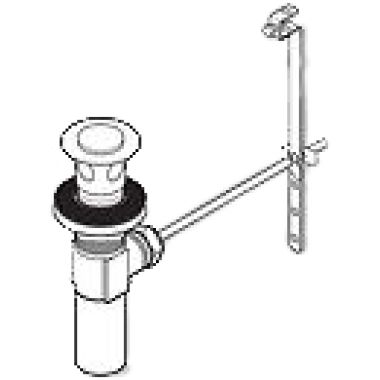 Click here to see Brizo RP42289BN Brizo RP42289BN Quiessence Brushed Nickel 2-Piece Lift Rod