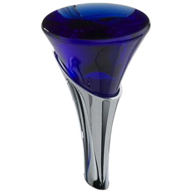 Click here to see Brizo RP48903PC Brizo RP48903PC RSVP Polished Chrome Widespread Blue Glass Finial