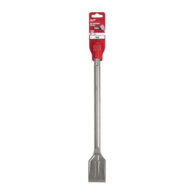 Click here to see Milwaukee 48-62-4258 Milwaukee SDS-MAX SLEDGE 2in Tile Chisel with Angled Head for SDS MAX Rotary Hammers - 48-62-4258 