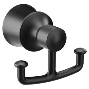 Click here to see Moen YB2103BL Moen Dartmoor Pro-Fit Robe Hook, Zinc Constructed, Matte Black - YB2103BL