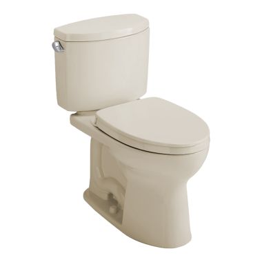 Click here to see Toto MS454124CEFG#03 TOTO MS454124CEFG#03 Drake II Two-Piece Elongated 1.28 GPF Universal Height Toilet with CEFIONTECT and SS124 SoftClose Seat, WASHLET+ Ready, Bone