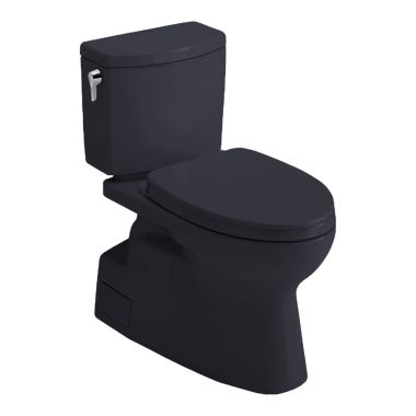 Click here to see Toto MS474124CUF#51 TOTO MS474124CUF#51 Vespin II 1G Two-Piece Toilet, 1.0 GPF, Washlet + Connection - Ebony