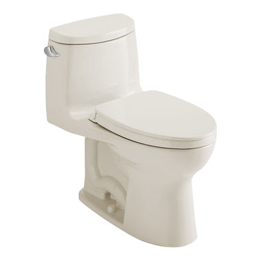Click here to see Toto MS604124CUFG#12 TOTO UltraMax II 1G One-Piece Toilet with SoftClose Seat, Elongated, Universal Height, WASHLET+ Ready, 1.0 GPF, Sedona Beige - MS604124CUFG#12