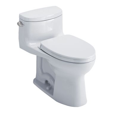 Click here to see Toto MS634124CEFG#01 TOTO MS634124CEFG#01 Supreme II One-Piece Elongated Toilet With SoftClose Seat - Cotton White