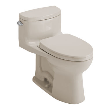 Click here to see Toto MS634124CEFG#03 TOTO MS634124CEFG#03 Supreme II One-Piece Toilet, Elongated Bowl, 1.28 GF, Washlet+ Connection - Bone