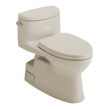 Click here to see Toto MS644124CEFG#03 TOTO MS644124CEFG#03 Carolina II One-Piece Elongated Toilet w/ SoftClose Seat, Bone