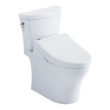 Click here to see Toto MW4483084CEMFG#01 TOTO MW4483084CEMFG#01 Aquia IV Two-Piece Elongated Toilet With C5 WASHLET+ - Cotton White