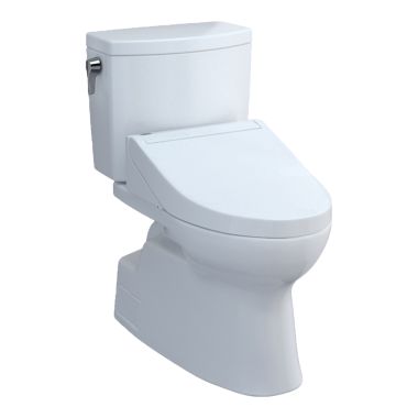 Click here to see Toto MW4743084CUFG#01 TOTO Vespin II 1G WASHLET+ Two-Piece Toilet with C5 Bidet Seat, 1.0 GPF, Cotton White - MW4743084CUFG#01