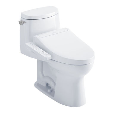 Click here to see Toto MW6043074CUFG#01 TOTO UltraMax II 1G WASHLET+ One-Piece Toilet with C2 Bidet Seat, 1.0 GPF, Cotton White - MW6043074CUFG#01
