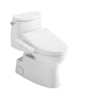 Click here to see Toto MW6143074CUFG#01 TOTO Carlyle II 1G WASHLET+ One-Piece Toilet with C2 Bidet Seat, 1.0 GPF, Cotton White - MW6143074CUFG#01