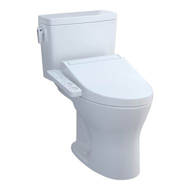 Click here to see Toto MW7463074CEMG#01 TOTO MW7463074CEMG#01 Drake Washlet+ C2 Two-Piece Toilet, 1.28 GPF and 0.8 GPF - Cotton White