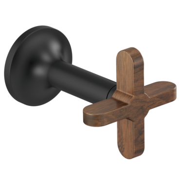 Click here to see Brizo HX5875-BLWD Brizo Wood-Cross Handle Kit for Jason Wu Collection Wall-Mount Lavatory Faucets, Matte Black - HX5875-BLWD