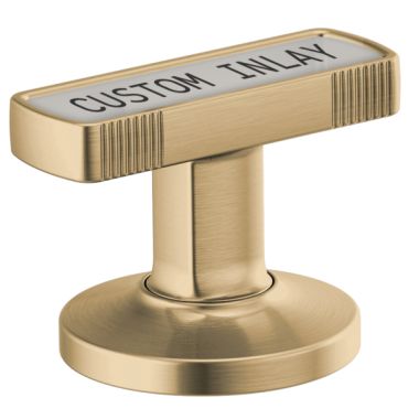 Click here to see Brizo HI5306-GL Brizo Kintsu Widespread Lavatory Knob with Custom Inlay Handle Kit, Brilliance Luxe Gold - HI5306-GL