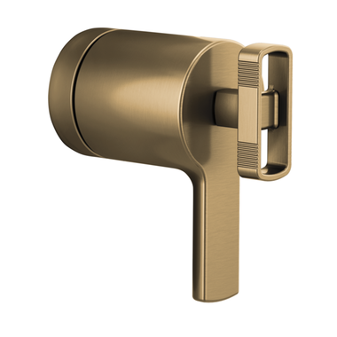 Click here to see Brizo HK6006-GL Brizo Kintsu Knob Handle Kit for Thermostatic Valve Trim, Brilliance Luxe Gold - HK6006-GL