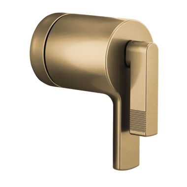 Click here to see Brizo HL6006-GL Brizo Kintsu TempAssure Thermostatic Shower Valve Trim Lever Handle Kit, Brilliance Luxe Gold - HL6006-GL