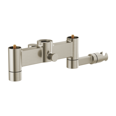 Click here to see Brizo T70310-NKLHP Brizo Two-Handle Tub Filler Body Assembly, Dual-Column Design, Brilliance Luxe Nickel - T70310-NKLHP
