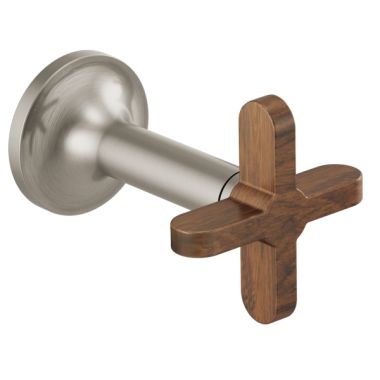 Click here to see Brizo HX5875-BNWD Brizo Wood-Cross Handle Kit for Odin Bath Collection Wall-Mount Lavatory Faucets, Brilliance Brushed Nickel - HX5875-BNWD
