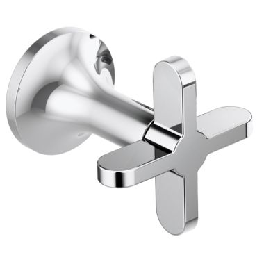 Click here to see Brizo HX70475-PC Brizo 4in Cross Handle Kit for Odin Wall-Mount Tub Filler, ADA, Polished Chrome - HX70475-PC
