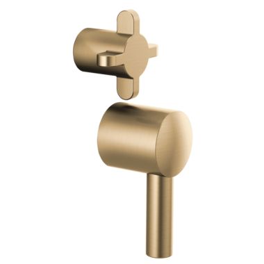 Click here to see Brizo HX75P75-GL Brizo Cross/Lever Handle Kit For Odin Collection Pressure Balance Diverter Trim, ADA, Brilliance Luxe Gold - HX75P75-GL