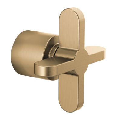 Click here to see Brizo HX975-GL Brizo 3 or 6 Function Cross Handle Kit for Odin Collection Diverter Trim, ADA, Brilliance Luxe Gold - HX975-GL