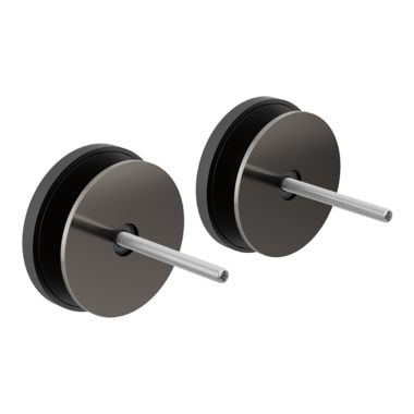 Click here to see Brizo 699907-BNX Brizo Kintsu Towel Bar Glass Panel Installation Kit, Brilliance Black Onyx - 699907-BNX