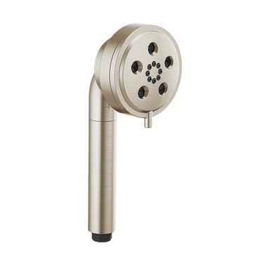 Click here to see Brizo RP101288BN Brizo Essential Multi-Function Handshower with Dual-Check Valve, 3-Setting, H2Okinetic, 1.75 GPM, Brilliance Brushed Nickel - RP101288BN