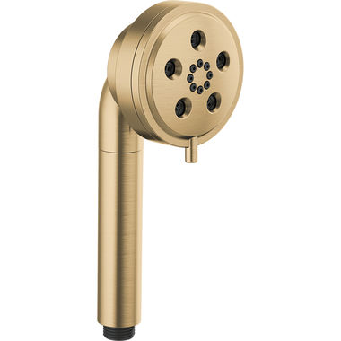 Click here to see Brizo RP101288GL Brizo Essential Multi-Function Handshower with Dual-Check Valve, 3-Setting, H2Okinetic, 1.75 GPM, Brilliance Luxe Gold - RP101288GL