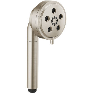 Click here to see Brizo RP101288NK Brizo Essential Multi-Function Handshower with Dual-Check Valve, 3-Setting, H2Okinetic, 1.75 GPM, Brilliance Luxe Nickel - RP101288NK