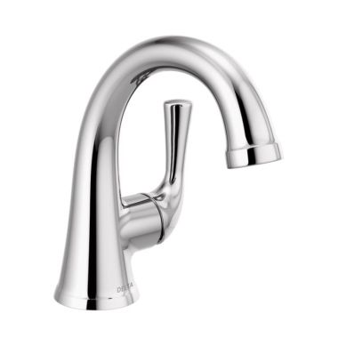 Click here to see Delta 533LF-MPU Delta Kayra Single-Handle Bathroom Faucet, Deck Mount, 1.2 GPM, Chrome - 533LF-MPU