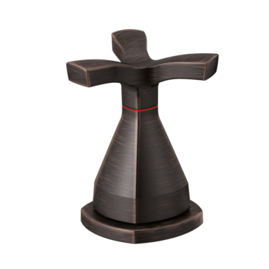 Click here to see Delta RP100364RB Delta Stryke Replacement Hot Helo Handle For Stryke Bathroom Faucets, Venetian Bronze - RP100364RB