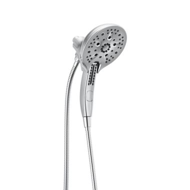 Click here to see Delta 58620-PK Delta Universal Showering 1.75 GPM In2ition H2Okinetic 5-Setting Two-in-One Shower, Round, MagnaTite, WaterSense, Chrome - 58620-PK