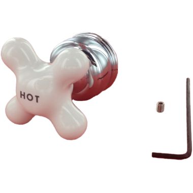 Click here to see Peerless RP19049 Peerless RP19049 Porc Cross Handle Chrome