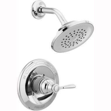 Click here to see Peerless PTT14265 Peerless Elmhurst MultiChoice Single-Setting Touch-Clean Shower Faucet with Pressure Balance Cartridge, Trim Only, 1.5 GPM, Polished Chrome - PTT14265