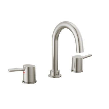 Click here to see Peerless P3547LF-BN Peerless Precept Widespread Bathroom Faucet with 50/50 Pop-Up Drain, Two-Handle, 1.0 GPM, Lever Handle, ADA, WaterSense, Brushed Nickel - P3547LF-BN