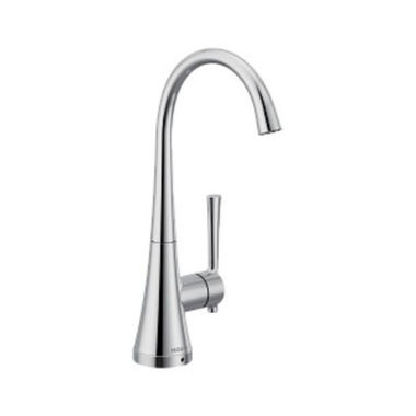Click here to see Moen S5560 Moen Kurv Transitional One-Handle High Arc Beverage Faucet, Chrome - S5560