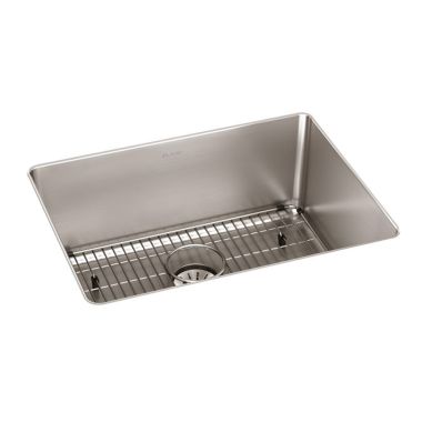 Click here to see Elkay ELUHH2115TPDBG Elkay ELUHH2115TPDBG Lustertone Iconix Single Bowl Undermount Sink Kit with Perfect Drain - Luminous Satin